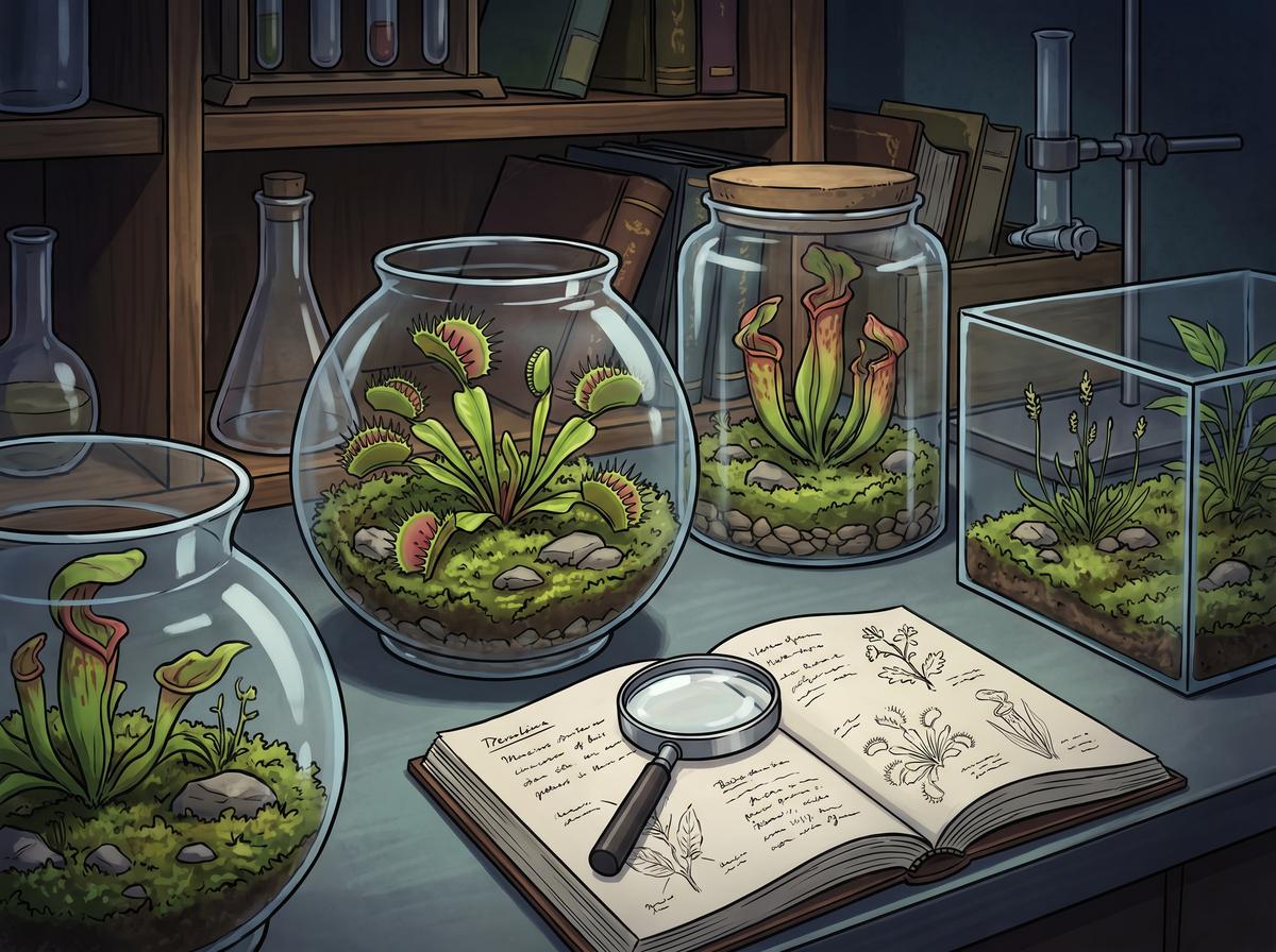 小马拉大车植物视频-食虫植物视频